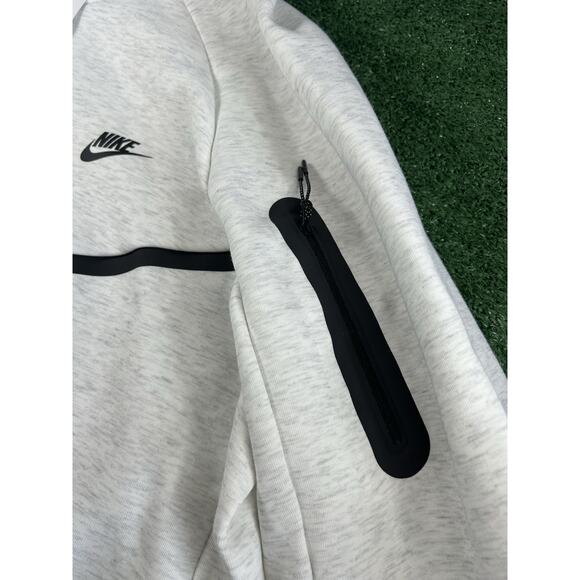 Nike Tech Sports Fleece Zip Up Hoodie Grey Men's Size 2XL - Picture 7 of 13